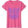 imageTransformers Decepticons Purple Icon Filled Logo TShirtPink Heather