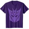 imageTransformers Decepticons Purple Icon Filled Logo TShirtPurple