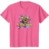 imageTransformers EarthSpark Bumblebee Hero Pose TShirtPink Heather