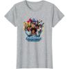 imageTransformers EarthSpark Heroes Group Shot Poster TShirtHeather Grey