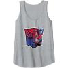 imageTransformers EarthSpark Optimus Prime Logo Fill Tank TopHeather Grey