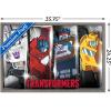 imageTrends International Hasbro Transformers  Classic Wall Poster 22375quot x 34quot Premium Poster ampamp Mount BundleBarnwood Framed Version