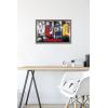imageTrends International Hasbro Transformers  Classic Wall Poster 22375quot x 34quot Premium Poster ampamp Mount BundleBarnwood Framed Version