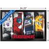 imageTrends International Hasbro Transformers  Classic Wall Poster 22375quot x 34quot Premium Poster ampamp Mount BundleBlack Framed Version