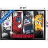 imageTrends International Hasbro Transformers  Classic Wall Poster 22375quot x 34quot Premium Poster ampamp Mount BundleBlack Framed Version