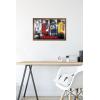 imageTrends International Hasbro Transformers  Classic Wall Poster 22375quot x 34quot Premium Poster ampamp Mount BundleBronze Framed Version