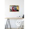 imageTrends International Hasbro Transformers  Classic Wall Poster 22375quot x 34quot Premium Poster ampamp Mount BundleGold Framed Version