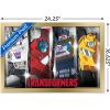 imageTrends International Hasbro Transformers  Classic Wall Poster 22375quot x 34quot Premium Poster ampamp Mount BundleGold Framed Version