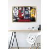 imageTrends International Hasbro Transformers  Classic Wall Poster 22375quot x 34quot Premium Poster ampamp Mount BundleGold Framed Version
