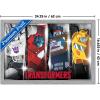 imageTrends International Hasbro Transformers  Classic Wall Poster 22375quot x 34quot Premium Poster ampamp Mount BundleGray Framed Version