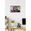 imageTrends International Hasbro Transformers  Classic Wall Poster 22375quot x 34quot Premium Poster ampamp Mount BundleGray Framed Version