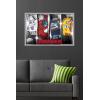 imageTrends International Hasbro Transformers  Classic Wall Poster 22375quot x 34quot Premium Poster ampamp Mount BundleGray Framed Version