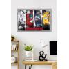 imageTrends International Hasbro Transformers  Classic Wall Poster 22375quot x 34quot Premium Poster ampamp Mount BundleGray Framed Version