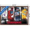 imageTrends International Hasbro Transformers  Classic Wall Poster 22375quot x 34quot Premium Poster ampamp Mount BundleMahogany Framed Version