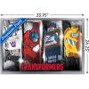 imageTrends International Hasbro Transformers  Classic Wall Poster 22375quot x 34quot Premium Poster ampamp Mount BundleSilver Framed Version