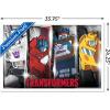 imageTrends International Hasbro Transformers  Classic Wall Poster 22375quot x 34quot Premium Poster ampamp Mount BundleWhite Framed Version