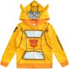 imageHasbro Transformers One Optimus Prime and Bumblebee Boys Zip Up Hoodie for Big KidsYellow