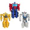 imageTransformers 1Step Flip Heroes 3Pack 4Inch Wheeljack Bumblebee and Optimus Prime Action Figures Kids Easter Toys or Basket Stuffers Age 6