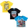 imageTransformers Bumblebee Optimus Prime 3 Pack TShirts Toddler to Big KidYellowBlueBlack