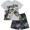 imageTransformers Bumblebee Optimus Prime Graphic TShirt ampamp Mesh Shorts Outfit Set Toddler to Big KidGray
