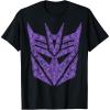 imageTransformers Decepticons Purple Icon Filled Logo TShirtBlack