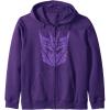 imageTransformers Decepticons Purple Icon Filled Logo Zip HoodiePurple
