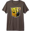 imageTransformers EarthSpark Bumblebee Logo Fill Premium TShirtBrown