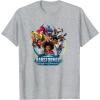 imageTransformers EarthSpark Heroes Group Shot Poster TShirtHeather Grey