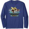 imageTransformers EarthSpark Heroes Home Team Long Sleeve TShirtNavy Blue