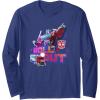 imageTransformers EarthSpark Optimus Prime Leader Pose Long Sleeve TShirtNavy Blue