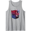 imageTransformers EarthSpark Optimus Prime Logo Fill Tank TopHeather Grey