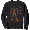 imageTransformers Halloween Optimus Prime RoboBones SweatshirtBlack
