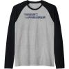 imageTransformers Purple Gradient Logo Raglan Baseball TeeBlackAthletic Heather