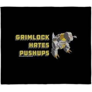imageCafePress Transformers Grimlock Hates Pushups Throw Blanket Super Soft Fleece Plush Throw Blanket 60quotx50quotTransformers Grimlock Hates Pushups Throw Blanket