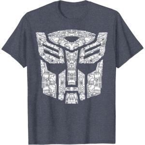 imageTransformers Autobots Iconic Black TShirt  Classic Fit Short SleeveHeather Blue