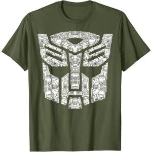 imageTransformers Autobots Iconic Black TShirt  Classic Fit Short SleeveOlive Green