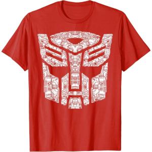 imageTransformers Autobots Iconic Black TShirt  Classic Fit Short SleeveRed