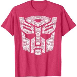 imageTransformers Autobots Iconic Black TShirt  Classic Fit Short SleeveRed Heather