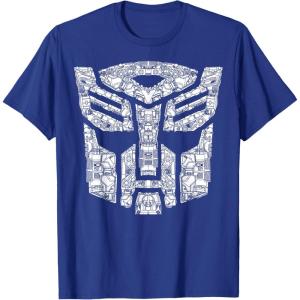imageTransformers Autobots Iconic Black TShirt  Classic Fit Short SleeveRoyal Blue