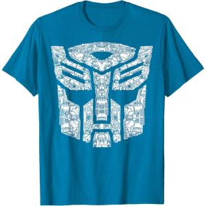 imageTransformers Autobots Iconic Black TShirt  Classic Fit Short SleeveSapphire Blue