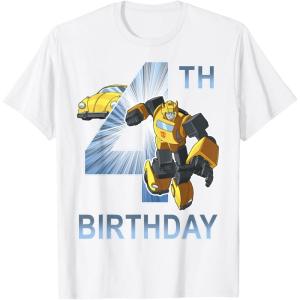 imageTransformers Bumblebee 4th Birthday TShirtWhite