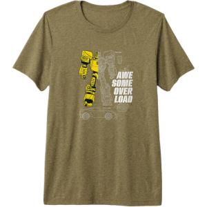 imageTransformers Bumblebee Awesome Overload Split Premium TShirtOlive Green