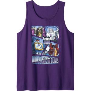 imageTransformers Decepticons Cut Up Panels Tank TopPurple