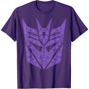 imageTransformers Decepticons Purple Icon Filled Logo TShirtPurple