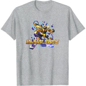 imageTransformers EarthSpark Bumblebee Hero Pose TShirtHeather Grey