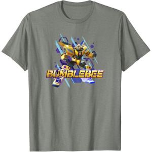 imageTransformers EarthSpark Bumblebee Hero Pose TShirtOlive Heather