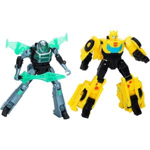 imageTransformers EarthSpark CyberCombiner Bumblebee and Mo Malto Robot Action Figures Interactive Toys for Boys and Girls Ages 6 and UpModern