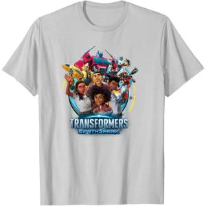 imageTransformers EarthSpark Heroes Group Shot Poster TShirtSilver Grey