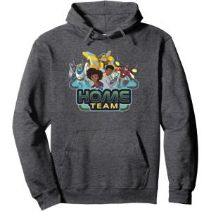imageTransformers EarthSpark Heroes Home Team Pullover HoodieDark Heather Grey