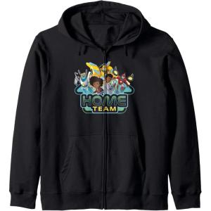 imageTransformers EarthSpark Heroes Home Team Zip HoodieBlack